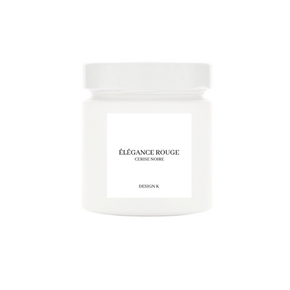 Bougie parfumée Élégance rouge - Cerise noire