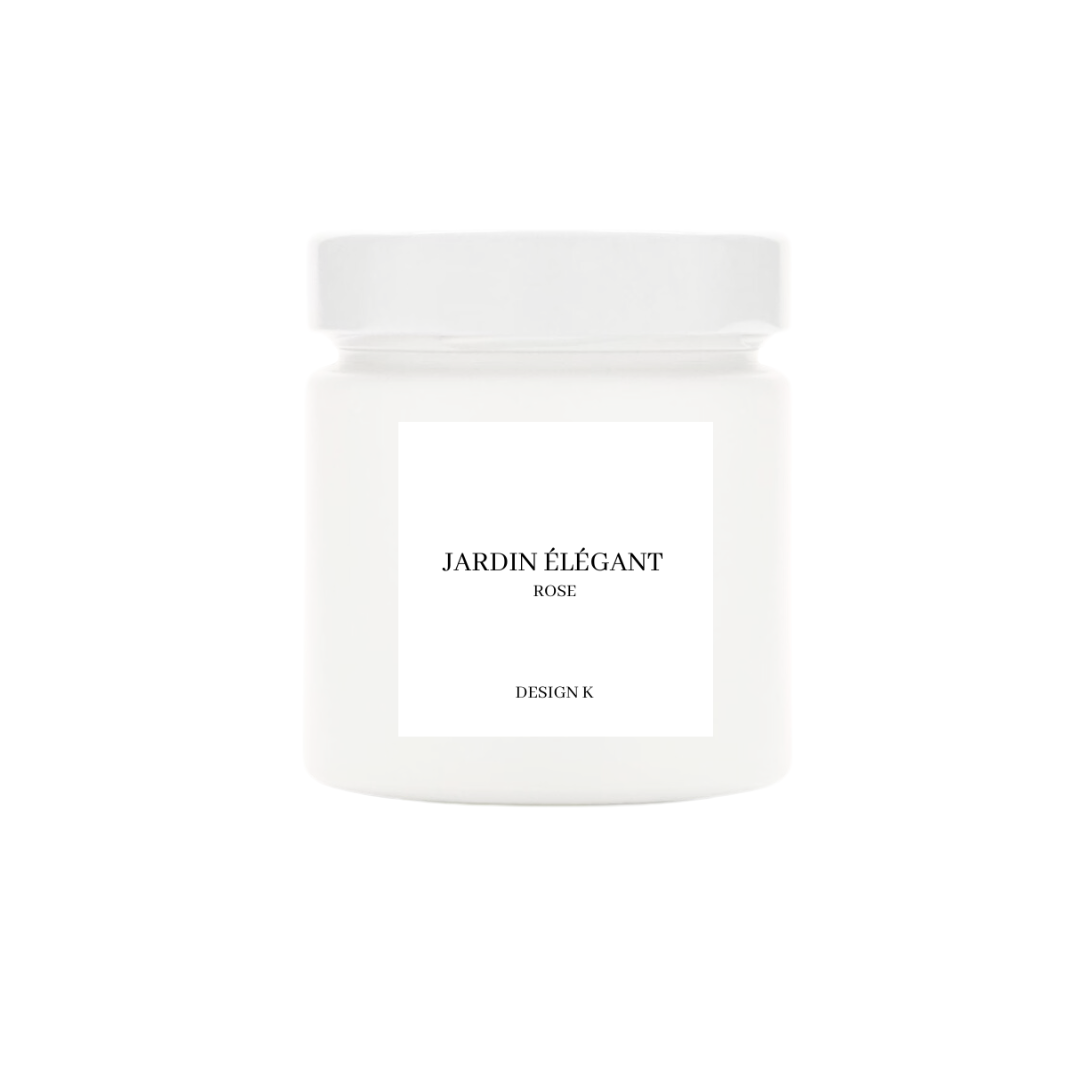 Bougie Parfumée Jardin Élégant - Rose